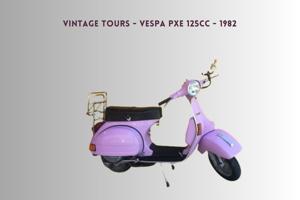 vintage tours vespa pxe